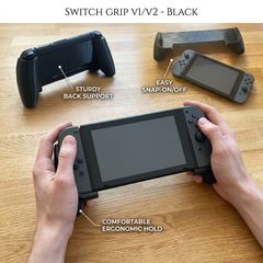 Nintendo Switch Ergonomic Comfort Grip - Black or Yellow