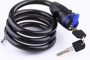 Bicycle Helmet Chain Lock 8mm Thick Anti-Theft Steel With 2 Keys Safety Lock Motorcycle Bike Lock Bicycle Accessories