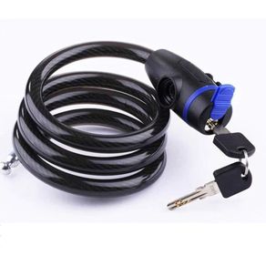 Bicycle Helmet Chain Lock 8mm Thick Anti-Theft Steel With 2 Keys Safety Lock Motorcycle Bike Lock Bicycle Accessories