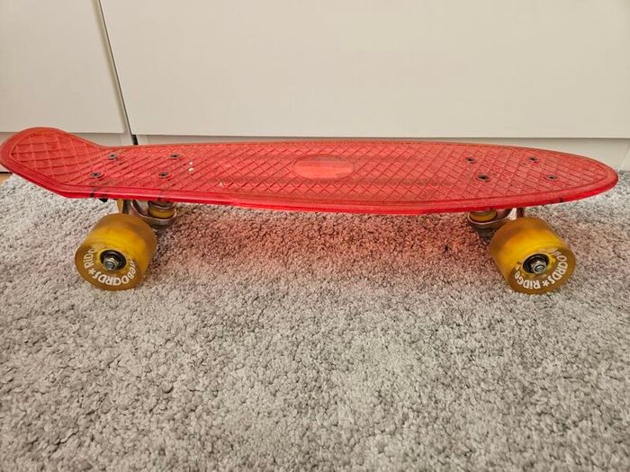 Skateboard with light up wheels