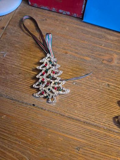 5 Newbridge Silver Colourful Crystal Christmas Decorations | Vintage & New Designs | Mint