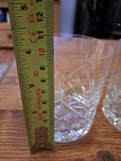 Pair of Galway Crystal Whiskey Tumblers