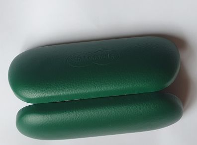 New - A Solid Glass Case - Green - Snap Closing