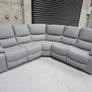 Rita Corner Leather Manual Recliners Image 4