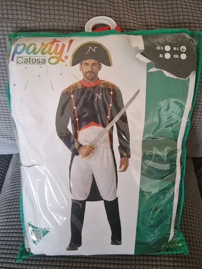 Napoleon Bonaparte Costume (Adult M-L) Complete 5pc Historical Set