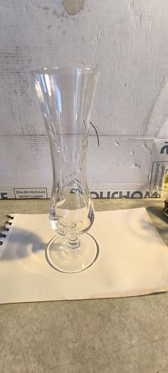 Wheat Tulip Vase no stamp