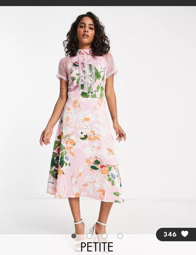 Midi floral dress