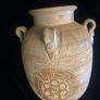 Clay Pot with Geometric design. Approx 18" tall Image 7