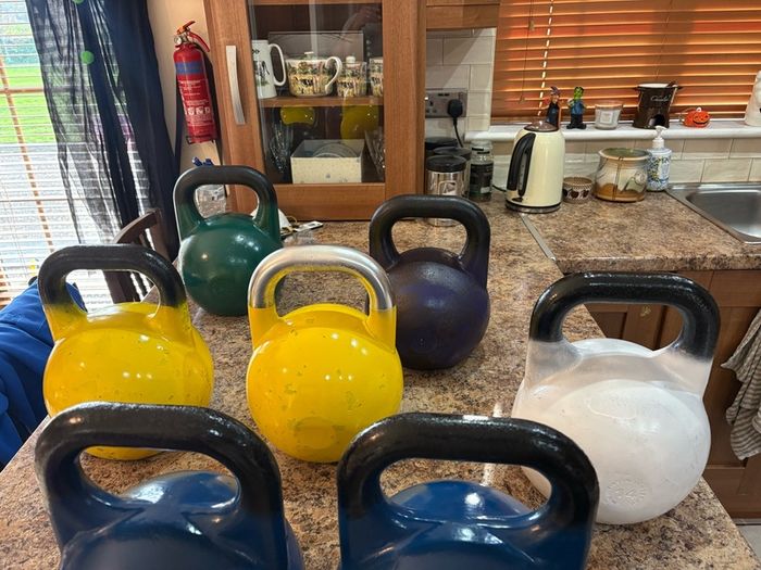Competition Kettlebell Set, Selling  As 1 Lot + Asking Price Only, Cheap, Cost 2.5 Times This New!!