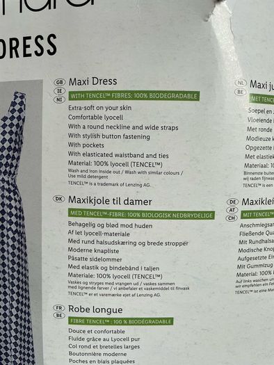 Esmara maxi dress size 12 new
