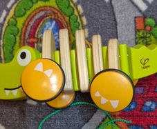 Hape Walk a Long Croc baby toy