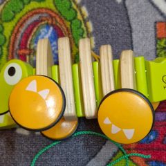 Hape Walk a Long Croc  baby toy