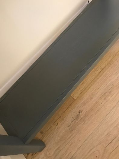 Dark Grey Hall / Console Table with drawers