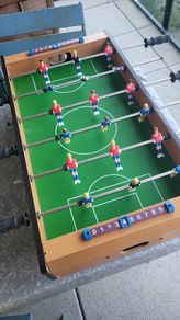 Mini foosball table