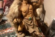 Viking warrior statue postage available