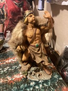 Viking warrior statue postage available