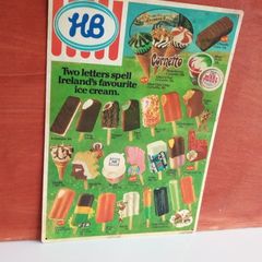 Hb Ice Cream Reproduction Advert Poster