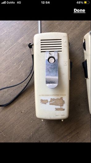 vintage walkie talkies
