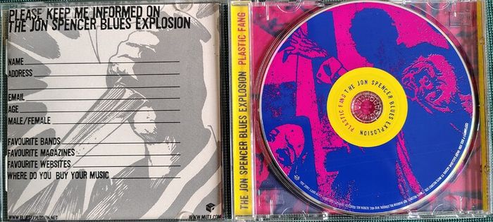 The Jon Spencer Blues Explosion - Plastic Fang CD (2002) Blues Rock & Roll EX+