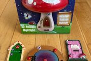 Toadstool Night Light and 3 fairy doors