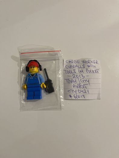 Lego City Airport Cargo Worker