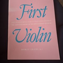 First Violin Book ii Grades 2 and 3  ABRSM Publishing