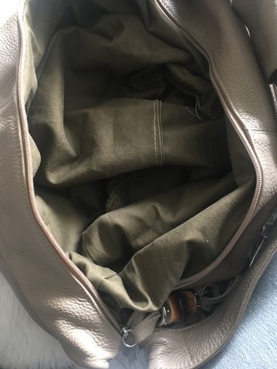 Leather bag as new.