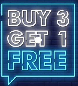 Buy 3 Get 1 Free