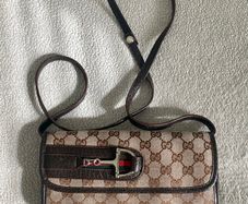 Gucci Vintage Leather Shoulder Bag