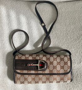 Gucci Vintage Leather Shoulder Bag