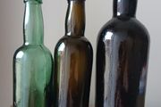 Lot of 3 vintage Guinness bottles