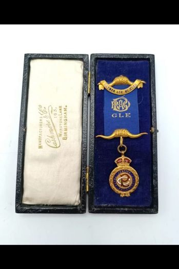 RAOB Gilt & Enamel Medal
