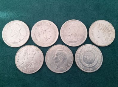 7 Replica Crown-Size Coins
