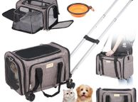 main image for ad Dog Trolley Foldable Dog Backpack Portable on wheels