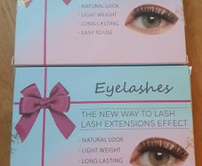 Self adhesive reusable eyelashes 2 boxes
