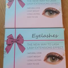 Self adhesive reusable eyelashes 2 boxes