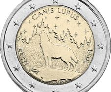 Estonia 2 Euro Commemorative Coin 2021 - The Wolf. Uncirculated.