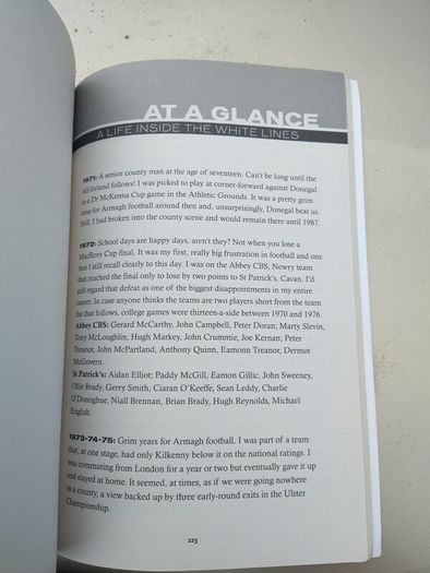 Joe Kernan signed autobiography