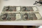 Italian 10,000 lire lot of 4