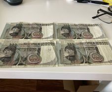 Italian 10,000 lire lot of 4