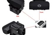 Handbrake Button Electric Switch Electric Parking Brake Compatible with Peugeot 3008 5008 308 Citroen C4 II Picasso &amp; Grand DS4 470703 470702 470706, Matte Black