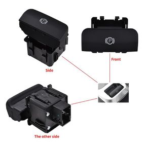 Handbrake Button Electric Switch Electric Parking Brake Compatible with Peugeot 3008 5008 308 Citroen C4 II Picasso & Grand DS4 470703 470702 470706, Matte Black
