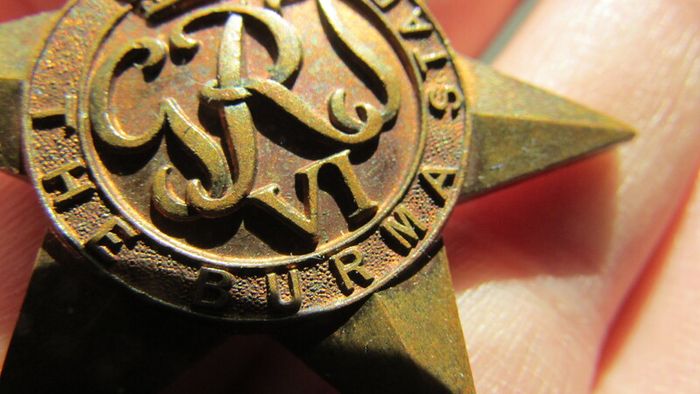 Original Burma Star 1941-45.Full size bronze.WW2.
