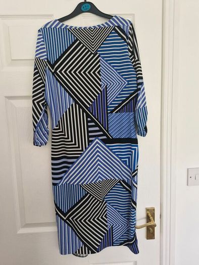 Blue striped dress Size 12