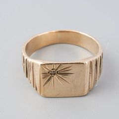 9k gold ring