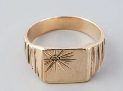 9k gold ring