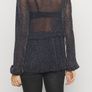 NOISY MAY Stunning Black Metallic Top Size M! Image 8