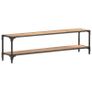 TV Cabinet 150x30x40 cm Solid Acacia Wood Image 7