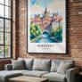 Budapest Wall Art Print, Travel Art Poster Image 3