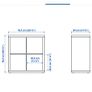 Kallax ikea shelving unit Image 2